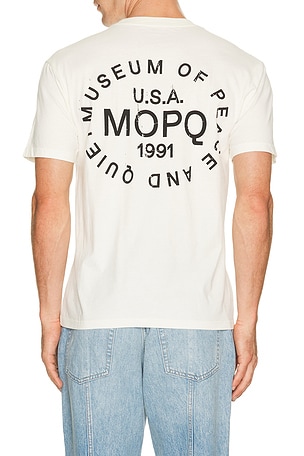 Museum of Peace and Quiet Stamp T-Shirt in White