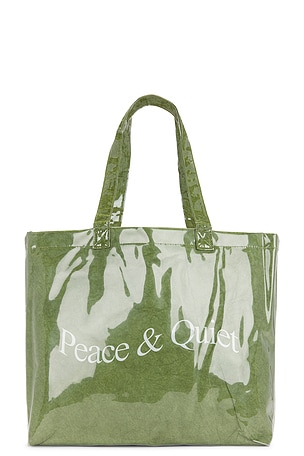 FOURRE-TOUT WORDMARK PVC KRAFT TOTE BAG Museum of Peace and Quiet