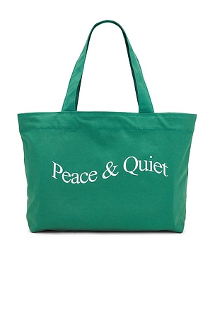 Wordmark Pigment Dyed Tote Bag Museum of Peace and Quiet