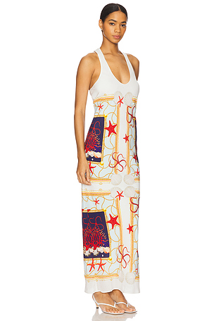 Muma World Luis Maxi Dress in White
