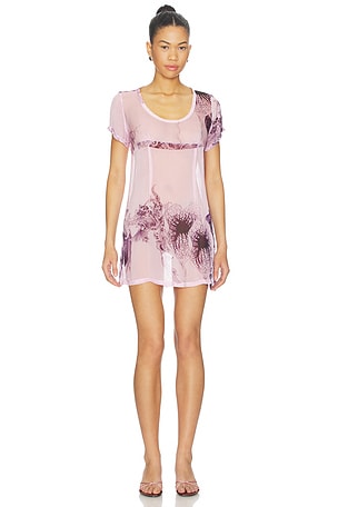 Pink Amazonia Organza Mini Dress Muma World