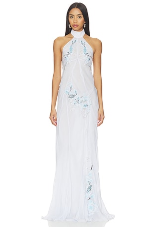 Blue Vine Embroidered Belmira Dress Muma World