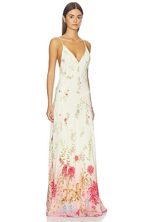 Muma World Hikari Altair Dress in Cream,Pink