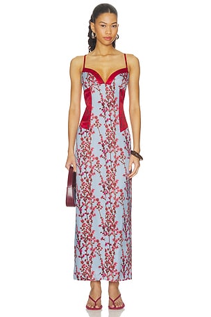 Sakura Mixed Celine Dress Muma World