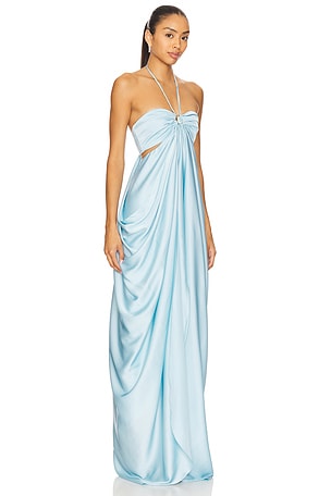 Mayle Vasquez Penon Dress in Baby Blue