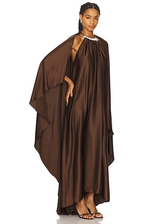 Mayle Vasquez El Limon Full Length Dress in Chocolate