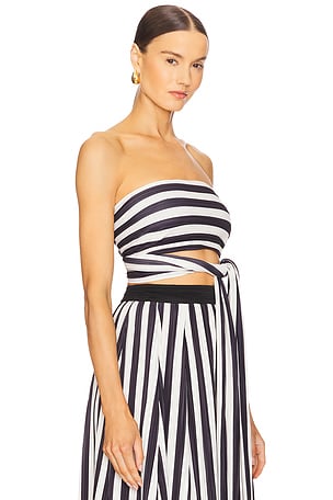 Mayle Vasquez Caliente Crop Top in Black. Size XS. Also