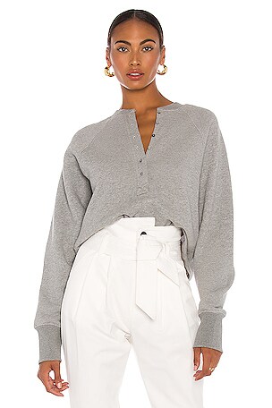 Plunge Henley Top Marissa Webb