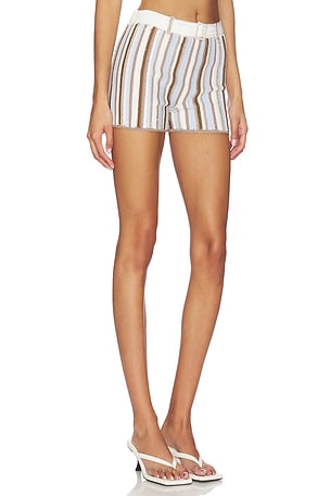 My Beachy Side Noa Hand-crocheted Shorts in Blue