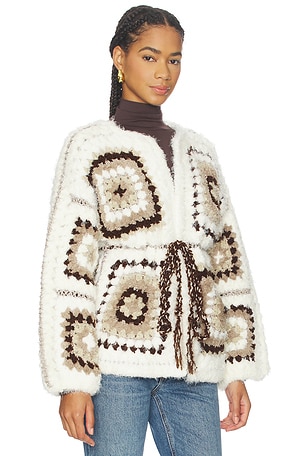 My Beachy Side Madison Cardigan in Ivory