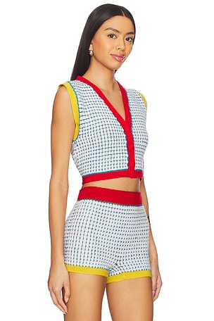 My Beachy Side Maje Hand Crochet Vest in White