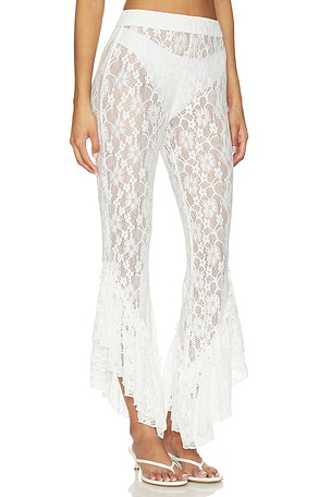 My Beachy Side Lotus Pants in Ivory