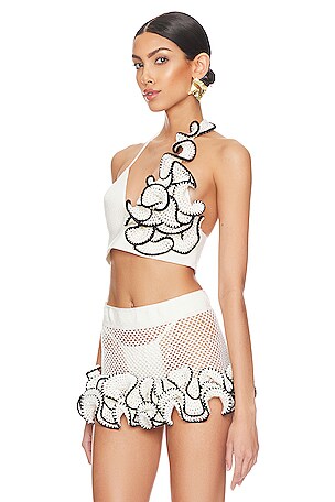 My Beachy Side x REVOLVE Tango Halter Top in White
