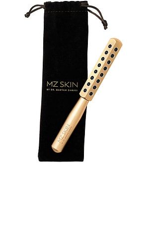 MZ SKIN Tone & Lift Germanium Contouring Facial Roller in Metallic Gold