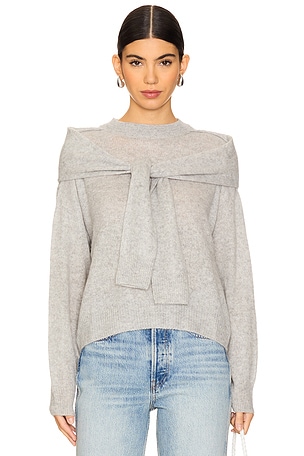 Featherweight Cashmere Layered Crewneck Sweater NAADAM