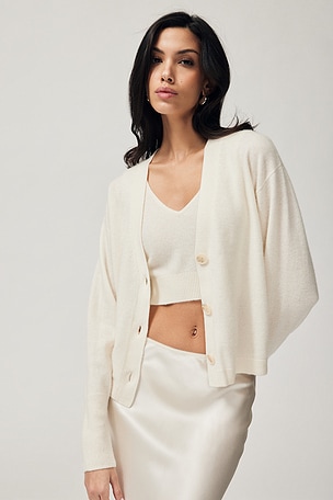 Cashmere Blouson Cardigan NAADAM