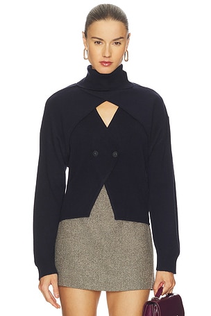 Cashmino Vest Set With Reversible Bolero NAADAM