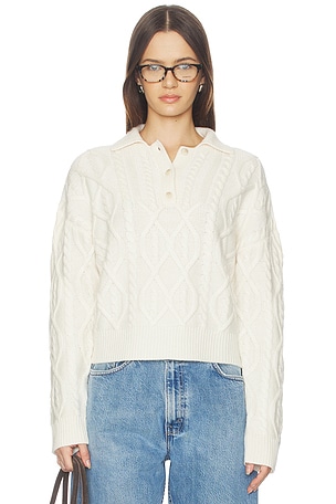 Ultra Luxe Cashmino Cable Polo NAADAM