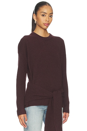 NAADAM Premium Cashmino Crewneck Sweater in Brown