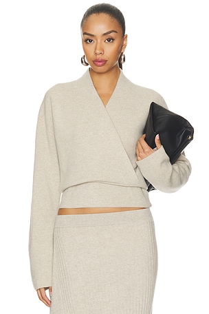 Cashmino Wrap Sweater NAADAM