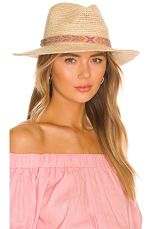 Nikki Beach Alexis Fedora Nikki Beach Alexis Crochet Raffia Fedora – Fedoras.com main image 3