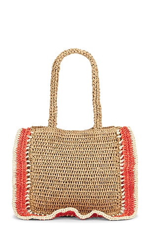 Nikki Beach Kamila Shoulder Bag in Orange