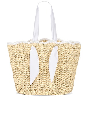 Nikki Beach Capri Tote Bag in Beige
