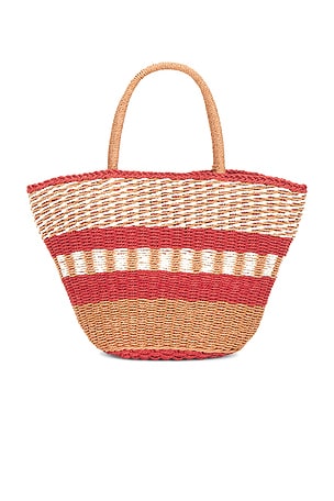 Nikki Beach Mallorca Tote Bag in Red