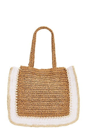 Nikki Beach Kamila Tote in Tan