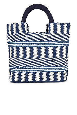 Nikki Beach Cannes Tote in Navy,White