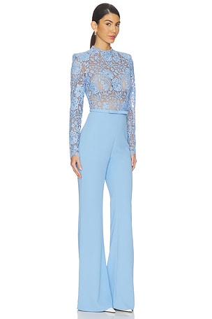 Nadine Merabi Maddie Blue Jumpsuit in Baby Blue