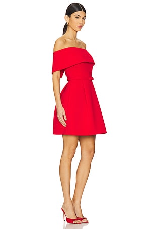 Nadine Merabi Harper Mini Dress in Red