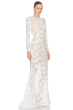 Nadine Merabi Sasha White Dress in White