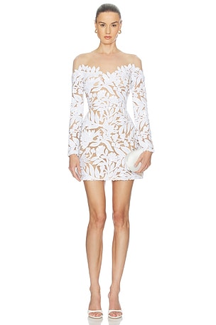 Margot White Dress Nadine Merabi