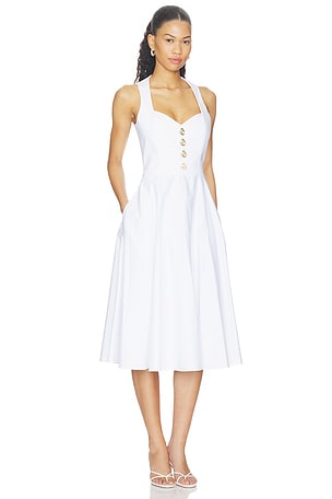 Nadine Merabi Annabelle Dress in White