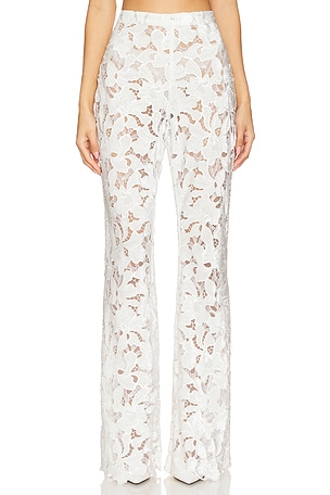 Velvet Lace Trousers Nadine Merabi