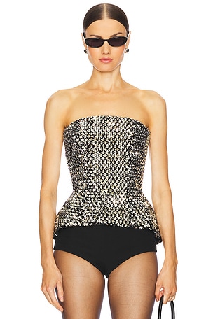 Embellished Strapless Bodice Nadine Merabi