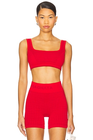 Houndstooth Wool Bralette Nagnata