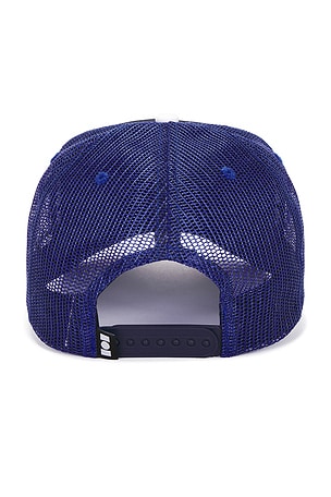 Nahmias Varsity Trucker Hat in Navy