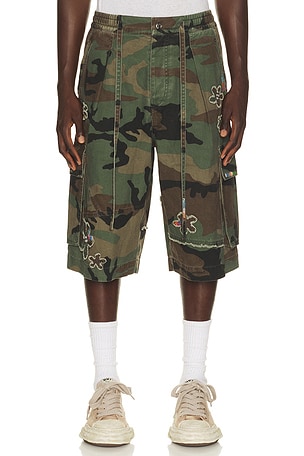 Floral Patch Crystal Camo Short Nahmias
