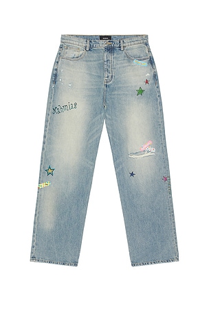 Bandaid Baggy Jeans Nahmias