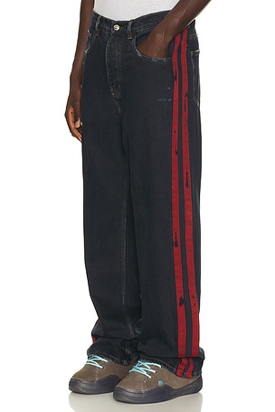 Destroyed Denim Track Pant Nahmias