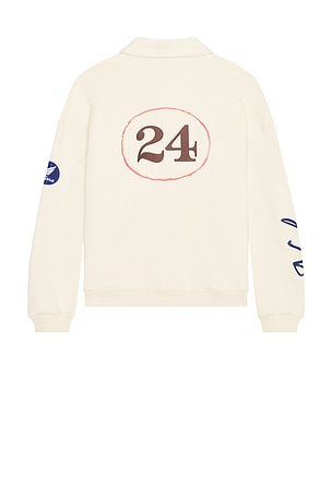 Nahmias Polo Henley Shirt in Cream