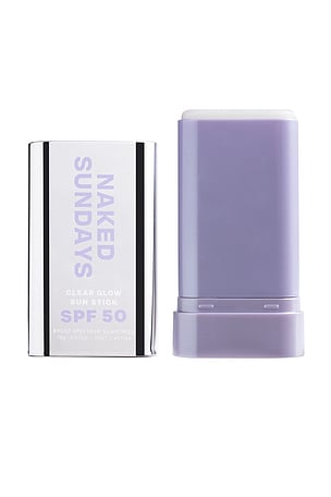 BARRA PROTECTORA SOLAR TRANSPARENTE CON PROTECCIÓN SPF 50 SPF50 CLEAR GLOW SUN STICK Naked Sundays