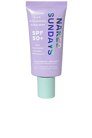 100% Mineral Collagen Glow Perfecting Priming Lotion SPF50+Naked Sundays$34