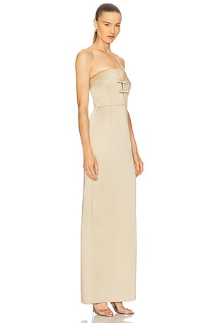 The New Arrivals by Ilkyaz Ozel Noa Maxi Dress in Ivory