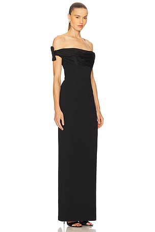 The New Arrivals by Ilkyaz Ozel Livia Maxi Dress in Black