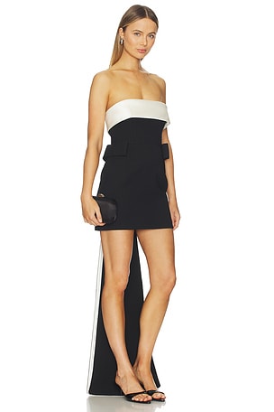 The New Arrivals by Ilkyaz Ozel Lalani Dress in Black,White