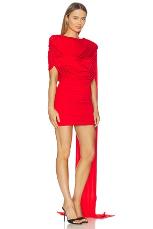 The New Arrivals by Ilkyaz Ozel Khara Dress in Red