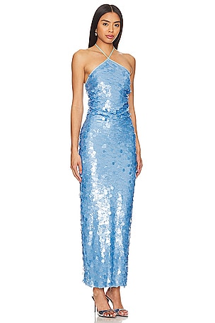 The New Arrivals by Ilkyaz Ozel Blanca Dress in Blue